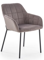 Jídelní křesílko ATLANTA — kov, látka, více barev