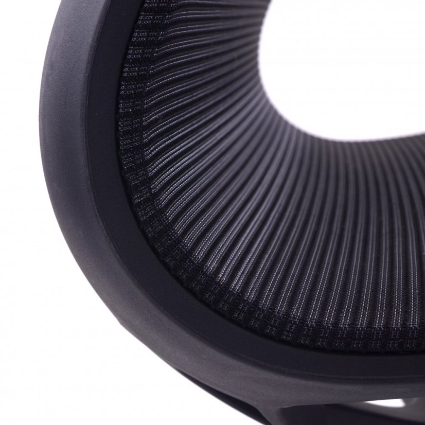 Kancelárska stolička Sego SKY MEDIUM — sieť, čierna