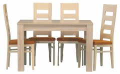 Jídelní stůl PERU – elegantní a bytelný, více barev a rozměrů