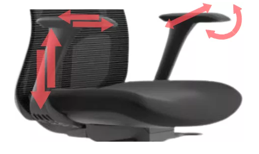 Kancelárska ergonomická stolička WISDOM s podhlavníkom - sieť, čierny plast, nosnosť 150 kg, viac farieb