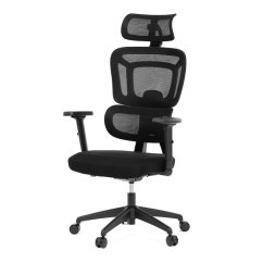 Kancelářská židle SYNCRO – síťovina, černá Autronic