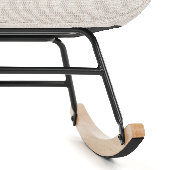 Hojdacie kreslo YAO – béžová, látka, ergonomický dizajn Autronic