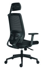 Kancelárska ergonomická stolička Antares ABOVE — černá