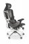 Kancelářská ergonomická židle ETHAN — síťovina, černá / šedá