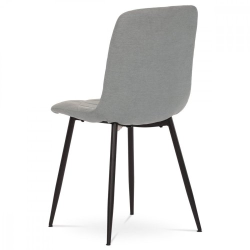 Jídelní židle SOVA — kov, látka, více barev - Barvy SOVA: Stříbrná