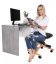 Ergonomická stolička na kľačanie GROCO – čierna/buková