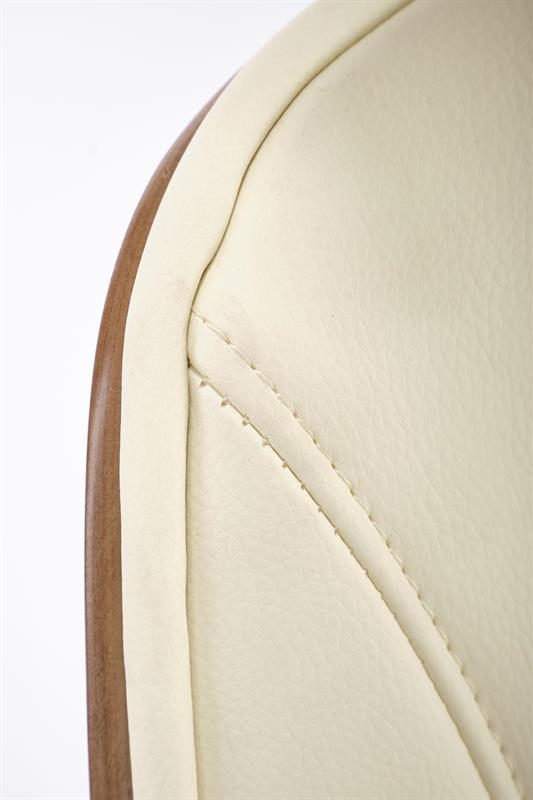 Kancelárske kreslo IGNAZIO – orech, ekokoža béžová