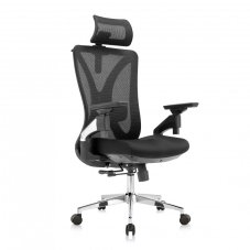 Kancelářská ergonomická židle VERTE X — černá, nosnost 150 kg