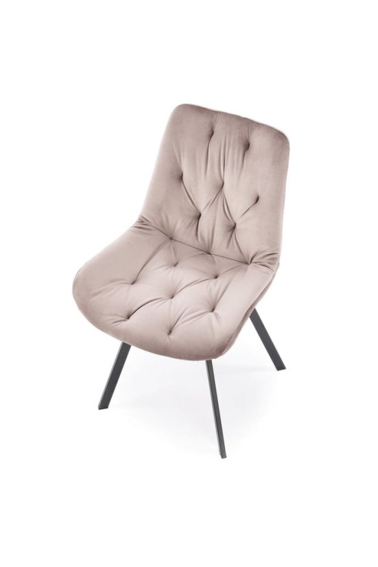 Elegantné Béžové Kreslo BECKY s otočnou funkciou Halmar
