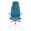 Kancelářská ergonomická židle SPINE WHITE s podhlavníkem — látka, nosnost 130 kg, více barev