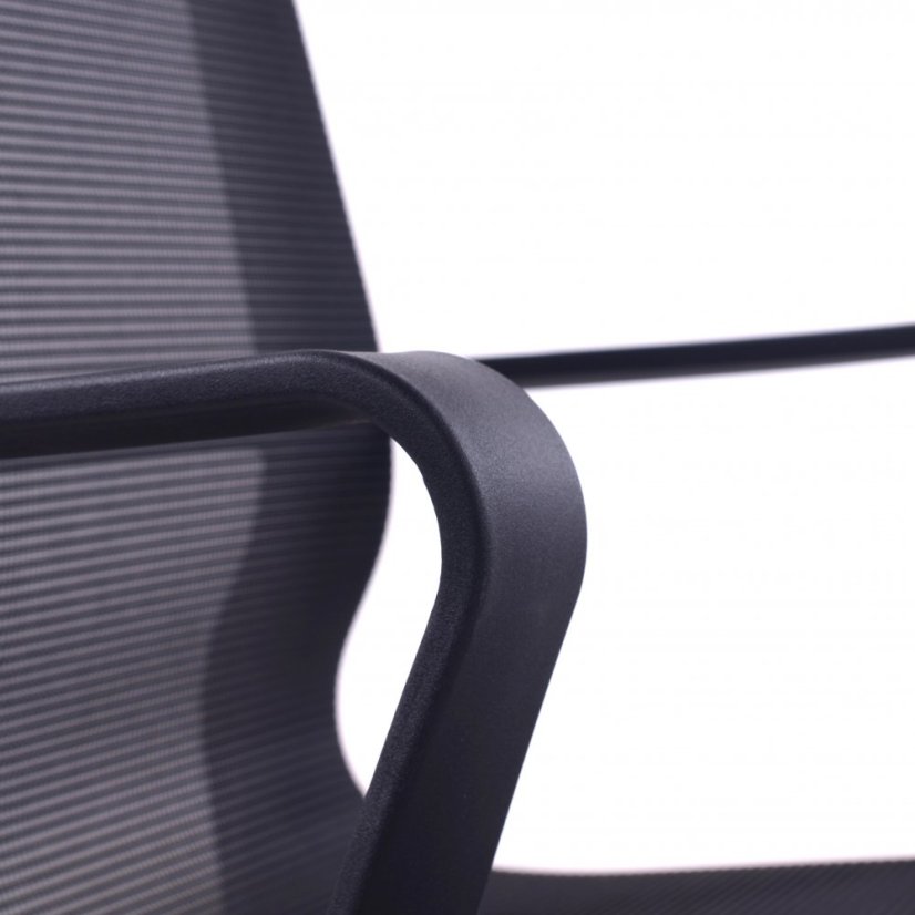 Kancelárska stolička Sego SKY MEDIUM — sieť, čierna