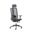Kancelářská ergonomická židle RON 1 +1 ZDARMA — černá