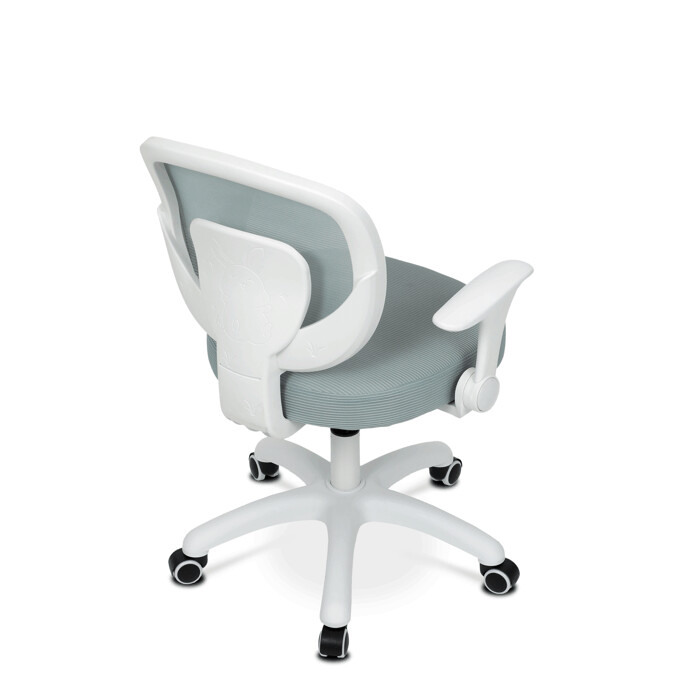 Detská výškovo nastaviteľná stolička AERO – zelená sieťovina Autronic