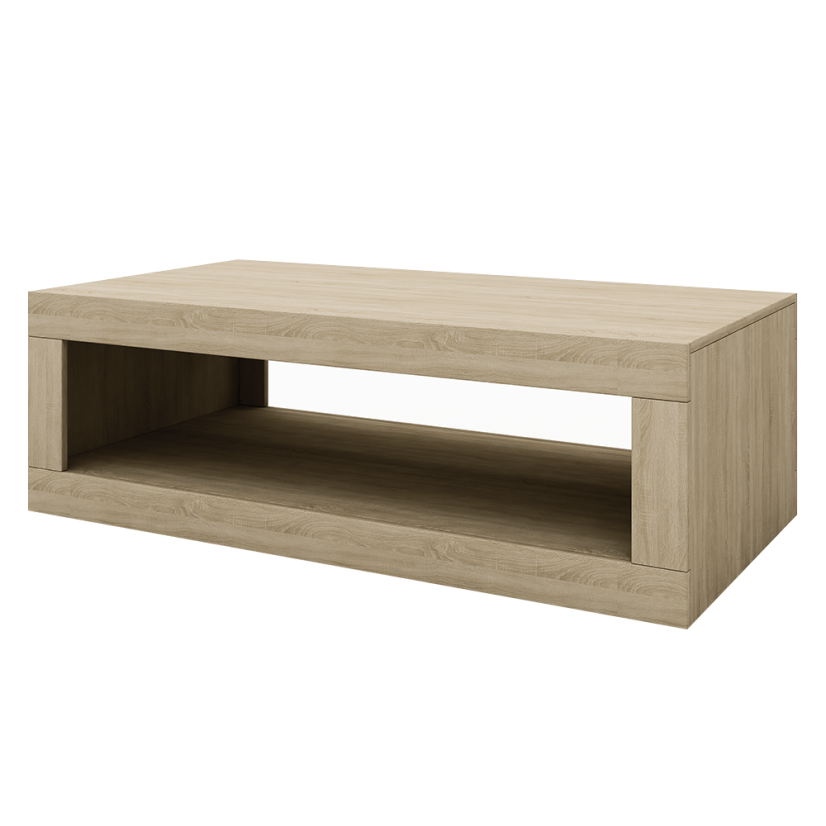 Konferenčný stolík MYSTIA — 120x63x39 cm, dub sonoma
