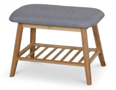 Botník VINKLÁR – bambus, sivá