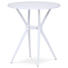 Jídelní stůl CLARITY – bílý plast, Autronic