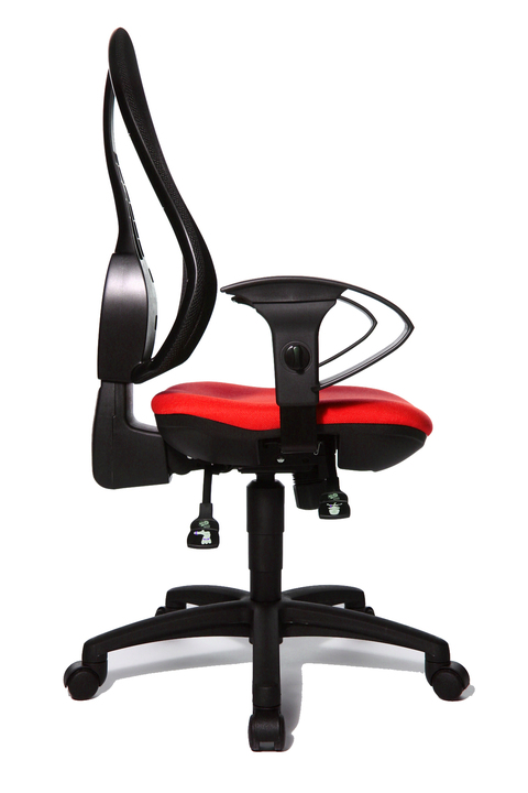 Ergonomická stolička na kolieskach Topstar OPEN POINT SY – viac farieb - Čalúnenie Top Star: G05 - sv. zelená