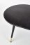 Konferenční stolek EMBOSA – MDF, kov, černá