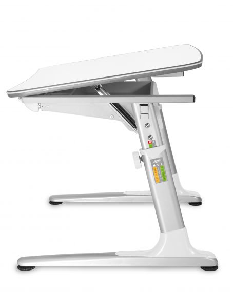 Dětský rostoucí stůl Mayer JUNIOR 32W1 18 – bílý, deska bílá, 90×56–74×63 Mayer