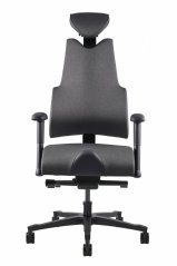 Zdravotní židle THERAPIA BODY+ EVO (XL) — látka, šedá