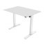 Doska k výškovo nastaviteľnému stolu POWERTON — 120x75 cm, sivá