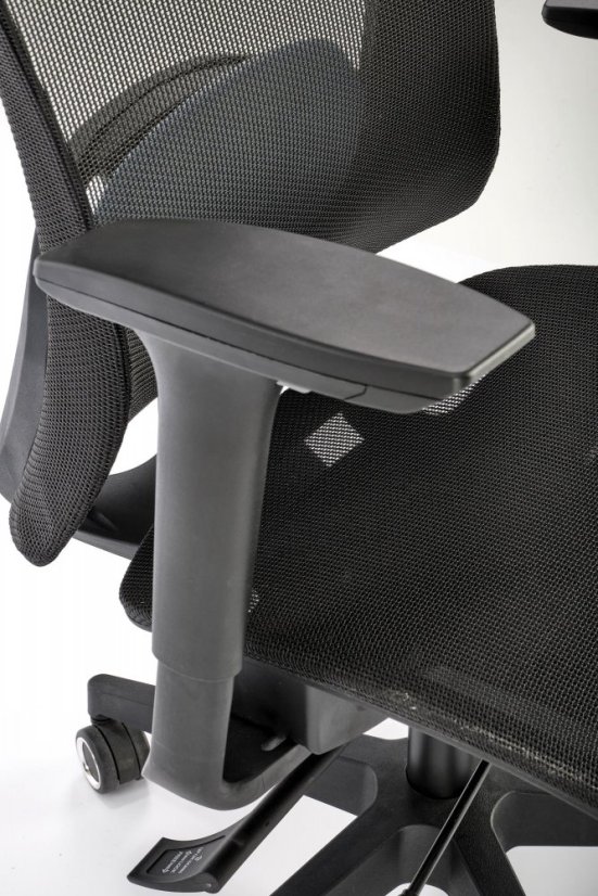 Kancelárska ergonomická stolička GOLIAT — sieť, čierna