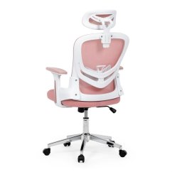 Kancelárska stolička AURUM – sieťovina, ružová