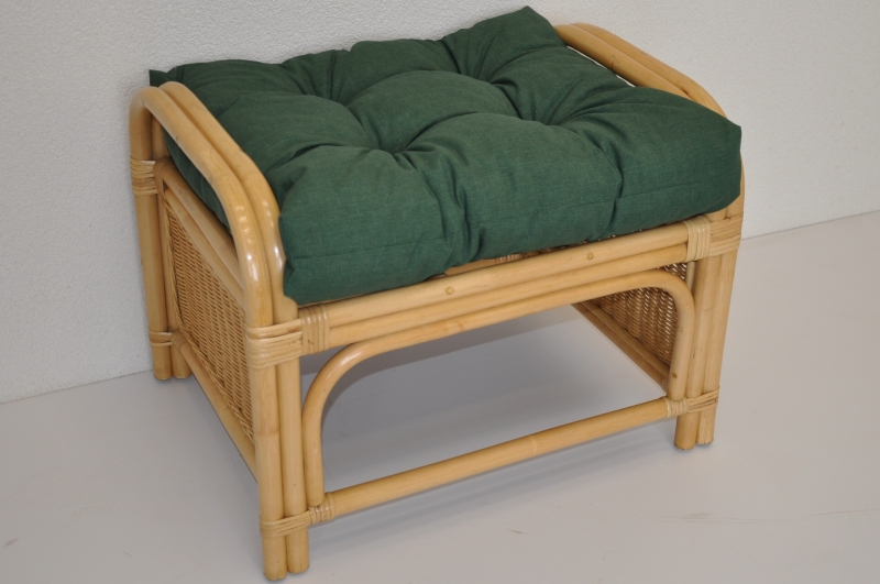 Taburet KARAS — ratan, medová / více barev