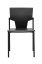 Konferenční židle KVADRATO 131 – černý plast, RIM