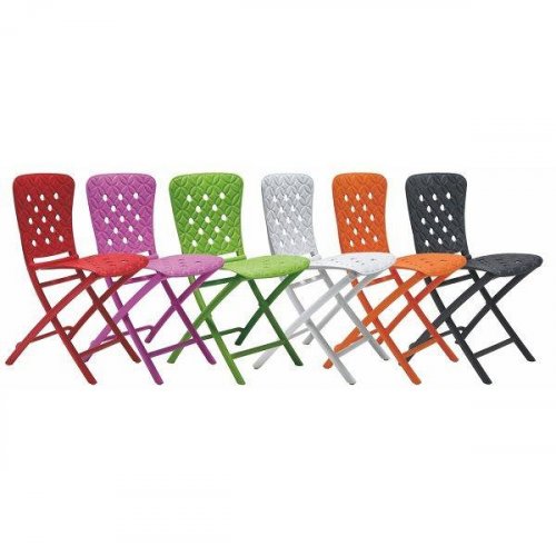 Plastová jídelní židle Stima ZAG SPRING – skládací, více barev