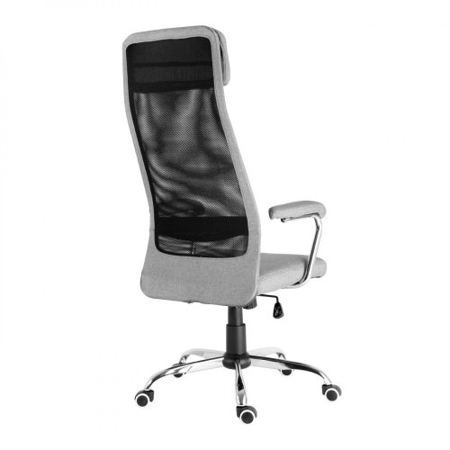 Otočná kancelářská židle DAKOTA – látka, šedá