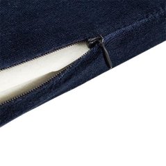 Univerzální ergonomická bederní opěrka - paměťová pěna, modrá