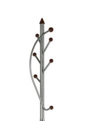 Kovový vešiak VIN – orech