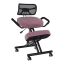 Ergonomická kľakačka RUFUS – ružová/čierna z kovu