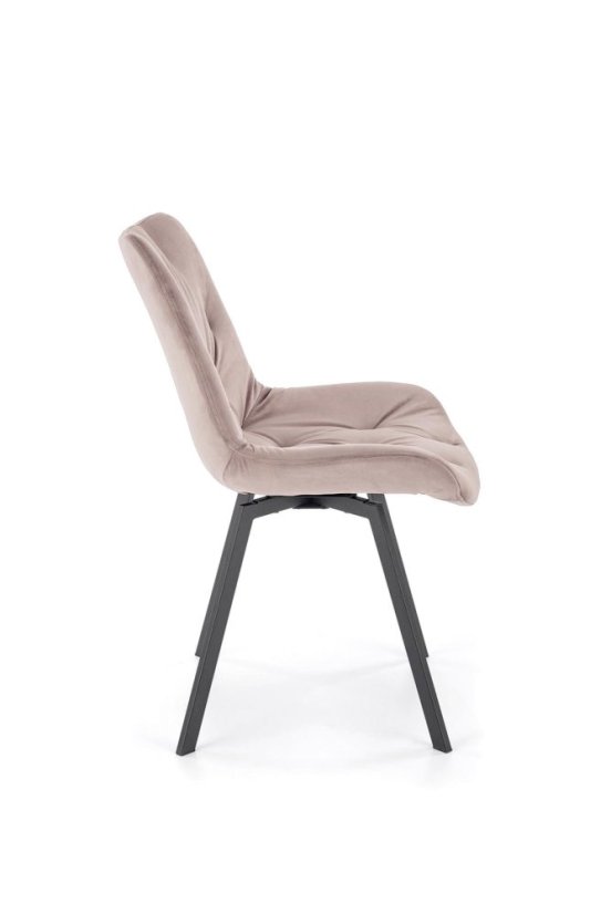 Elegantné Béžové Kreslo BECKY s otočnou funkciou Halmar