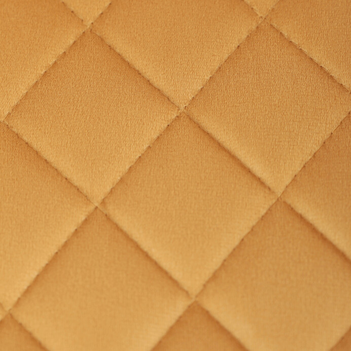 Elegantná jedálenská stolička NOX – žltý zamat, čierny kov Autronic