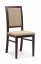 Jídelní židle SYLWEK – masiv, látka, více barev - čalounění SYLWEK: dub sonoma / šedá