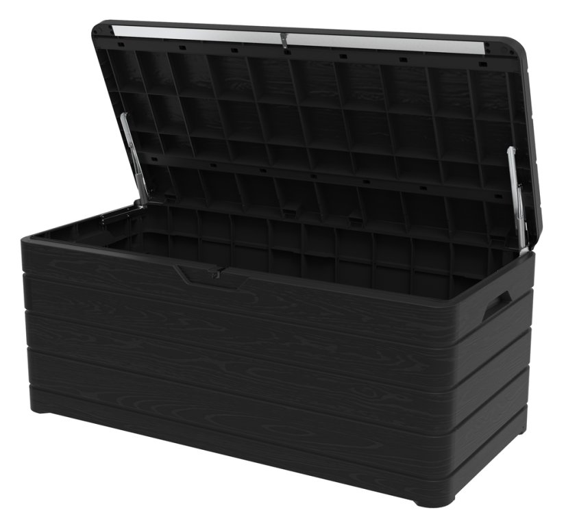 DOLOMITI 640 L zahradní plastový úložný box - grafit