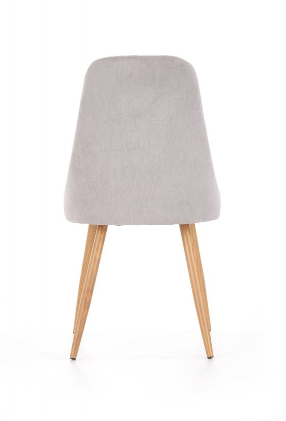 Jedálenská stolička LIMA - kov, látka, viac farieb - Čalúnenie k285: Tmavosivá