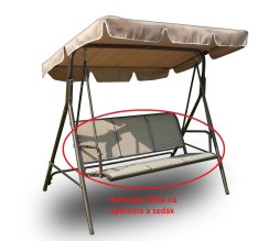 látka na sedák CONFORT béžový