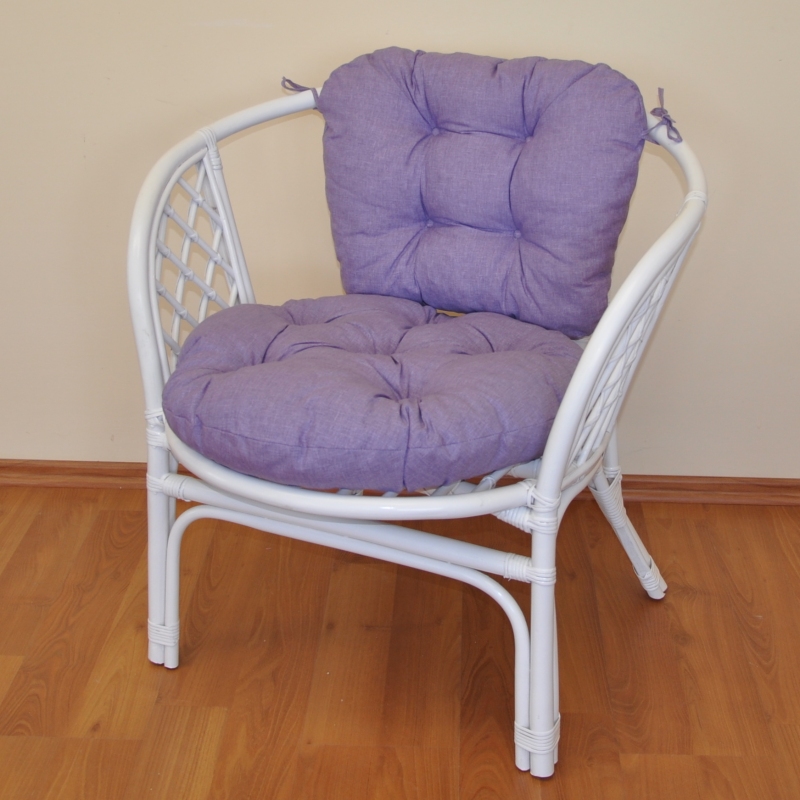 Zahradní křeslo ANTIGUA — ratan, bílá / více barev