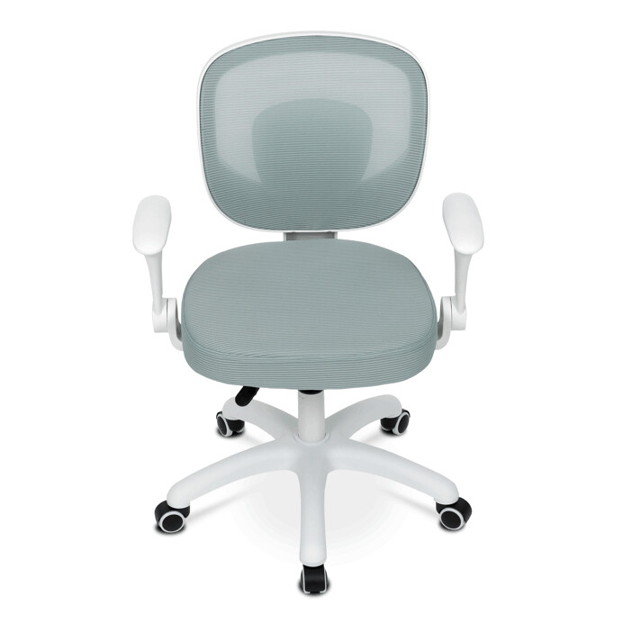 Detská výškovo nastaviteľná stolička AERO – zelená sieťovina Autronic