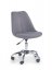 Kancelářská otočná židle COCO — ekokůže / látka, více barev - Čalounění COCO: Šedá látka