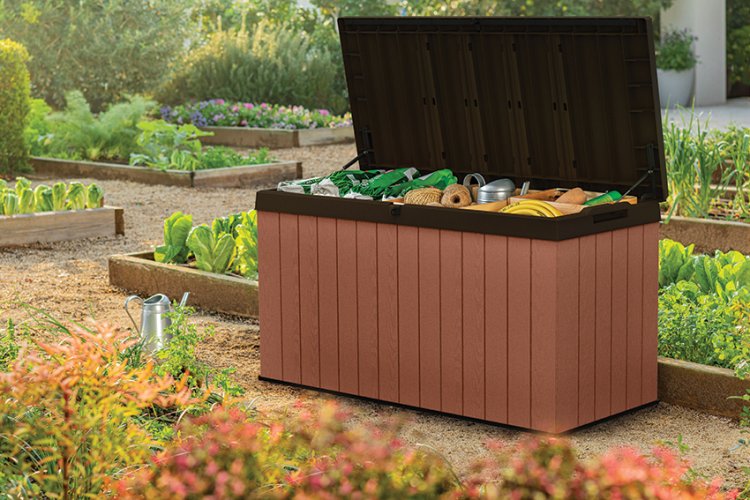 DARWIN úložný box 570 L - hnědý