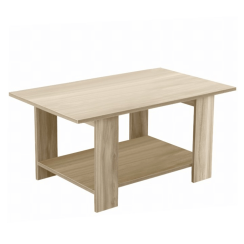 Konferenčný stôl DEREG — 80x48x39 cm, dub sonoma
