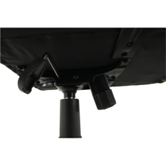 Herní židle BILGI — ekokůže, plast, černá/zelená, nosnost 150 kg Kondela