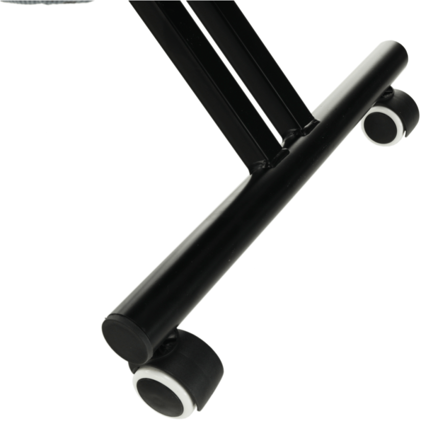 Ergonomická kľačka KILIAN – svetlosivá/čierna, látkový povrch - Farba: Šedá