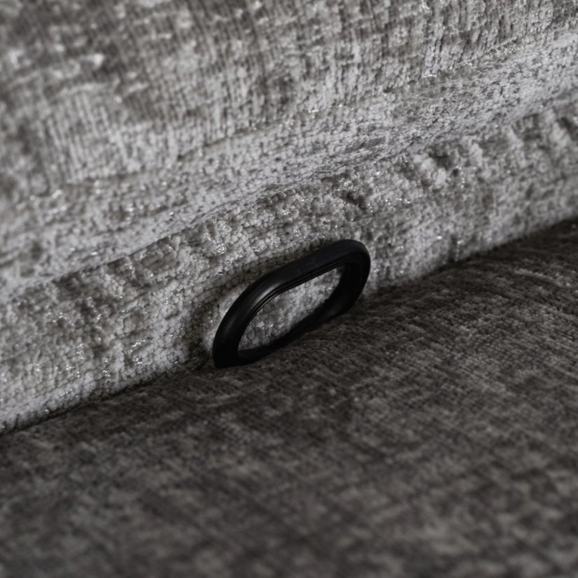 Luxusné masážne kreslo BRUCE – Rozkladacie, Sivé