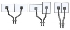 Ergonomický držiak 2 monitorov NB G32