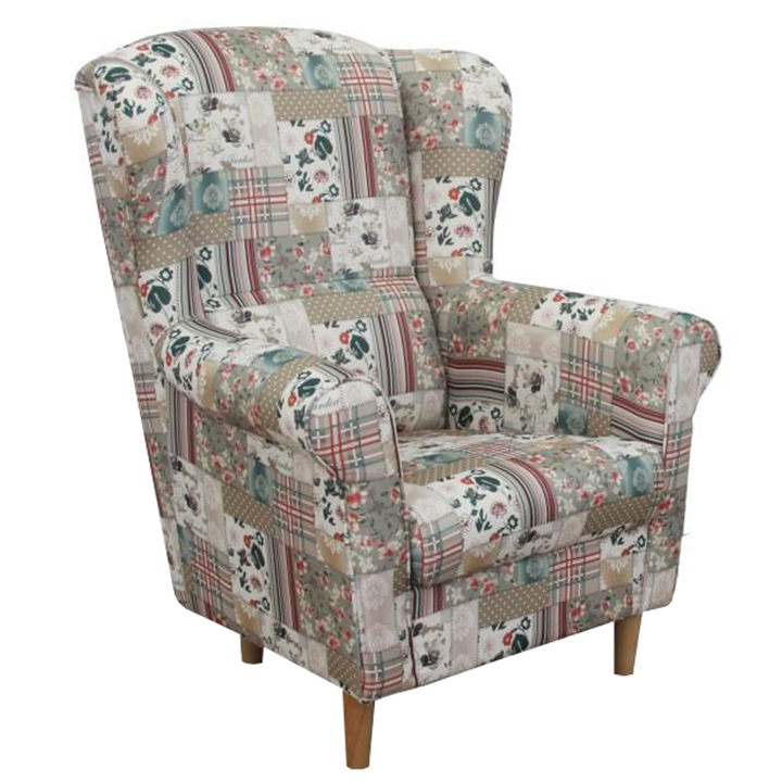 Křeslo ušák CHARLOT — látka, více variant Kondela